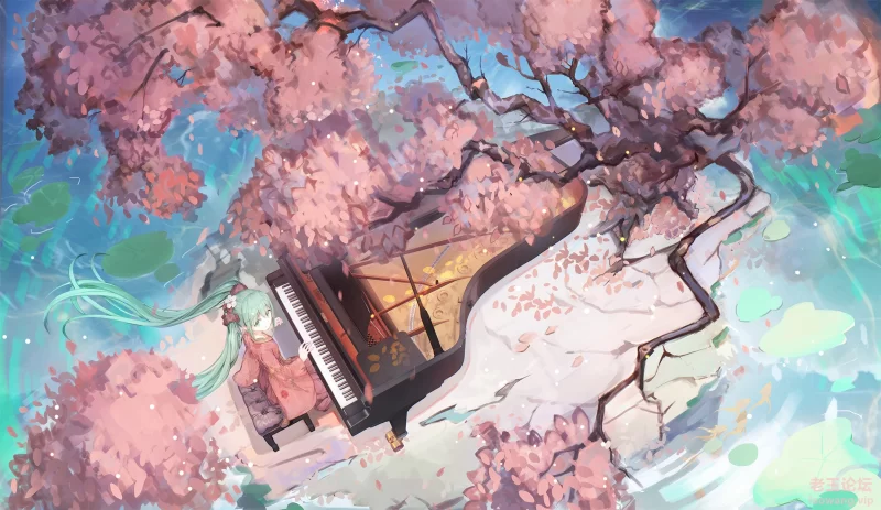 Konachan.com - 350563 aqua_eyes aqua_hair flowers hatsune_miku instrument long_h.jpg